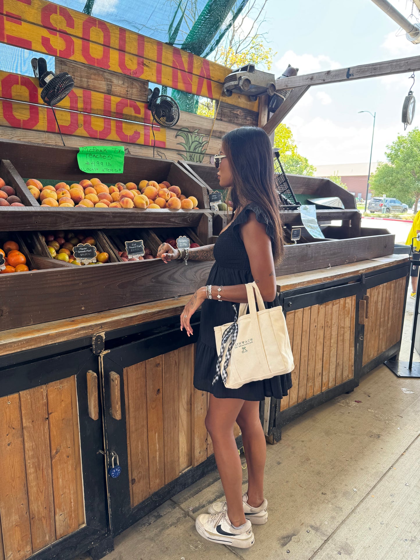 JN Blooming Carryall Canvas Tote Bag