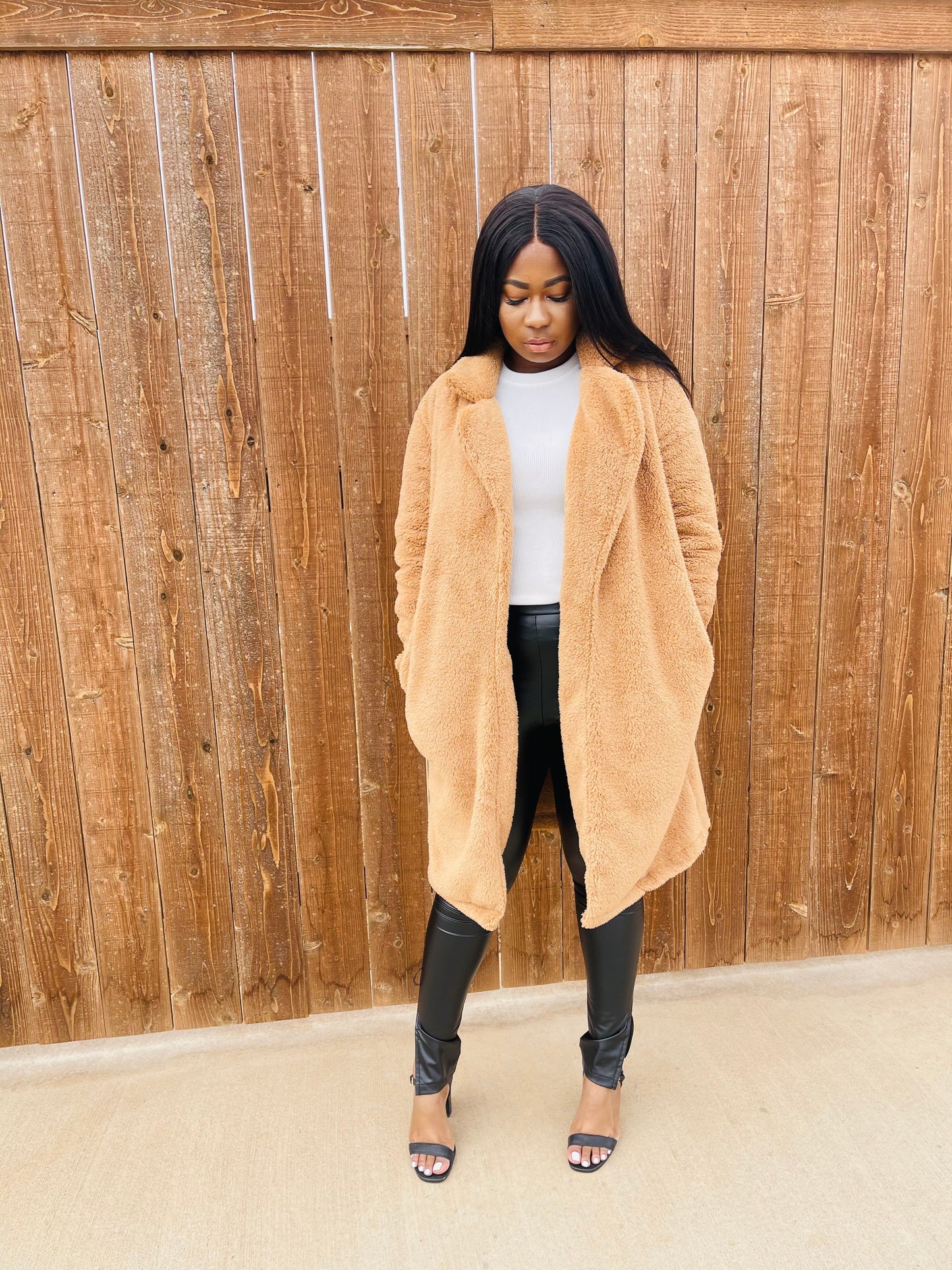 Luxe Oversized Teddy Fur Coat