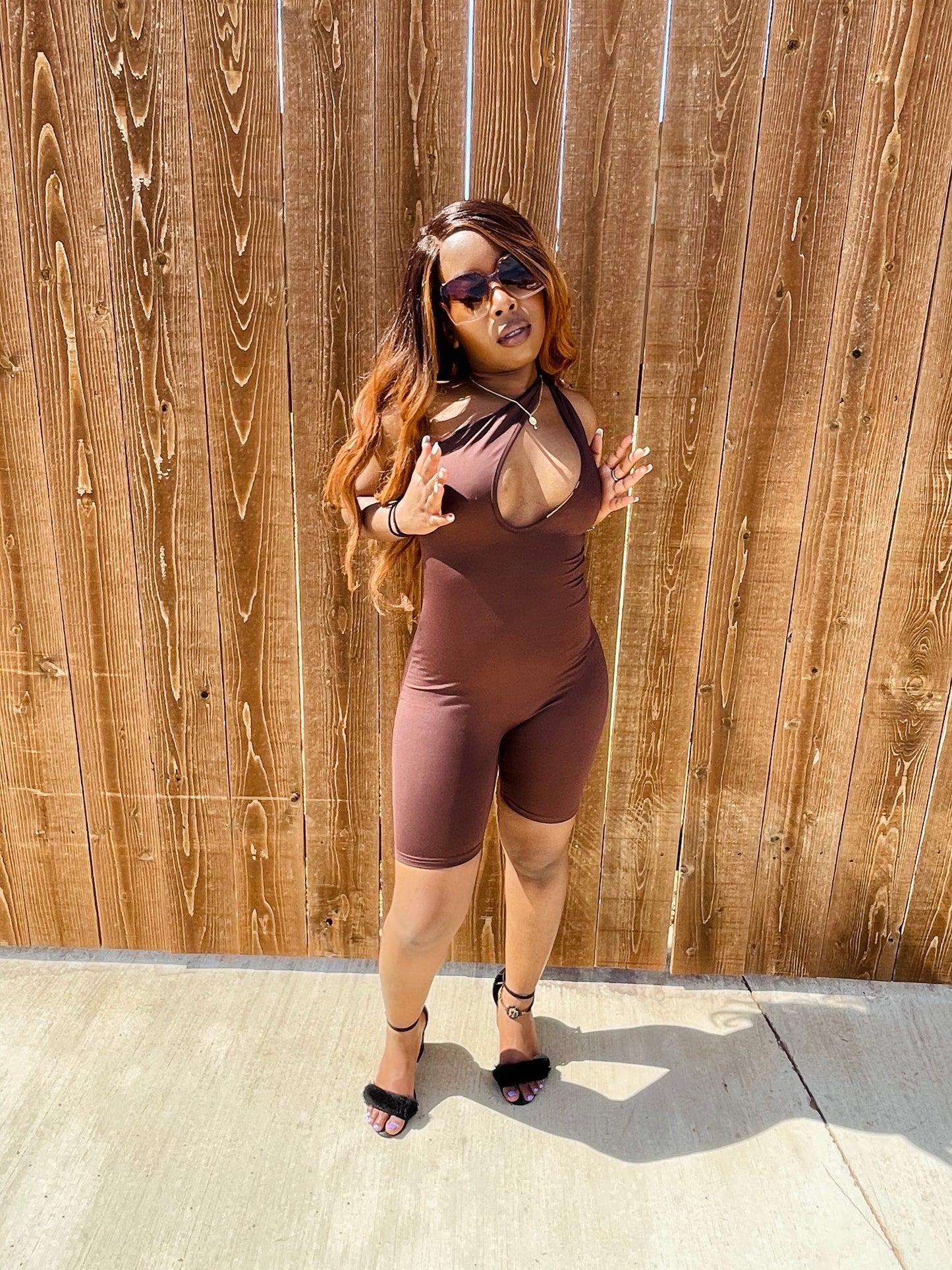Chocolate Drip Romper